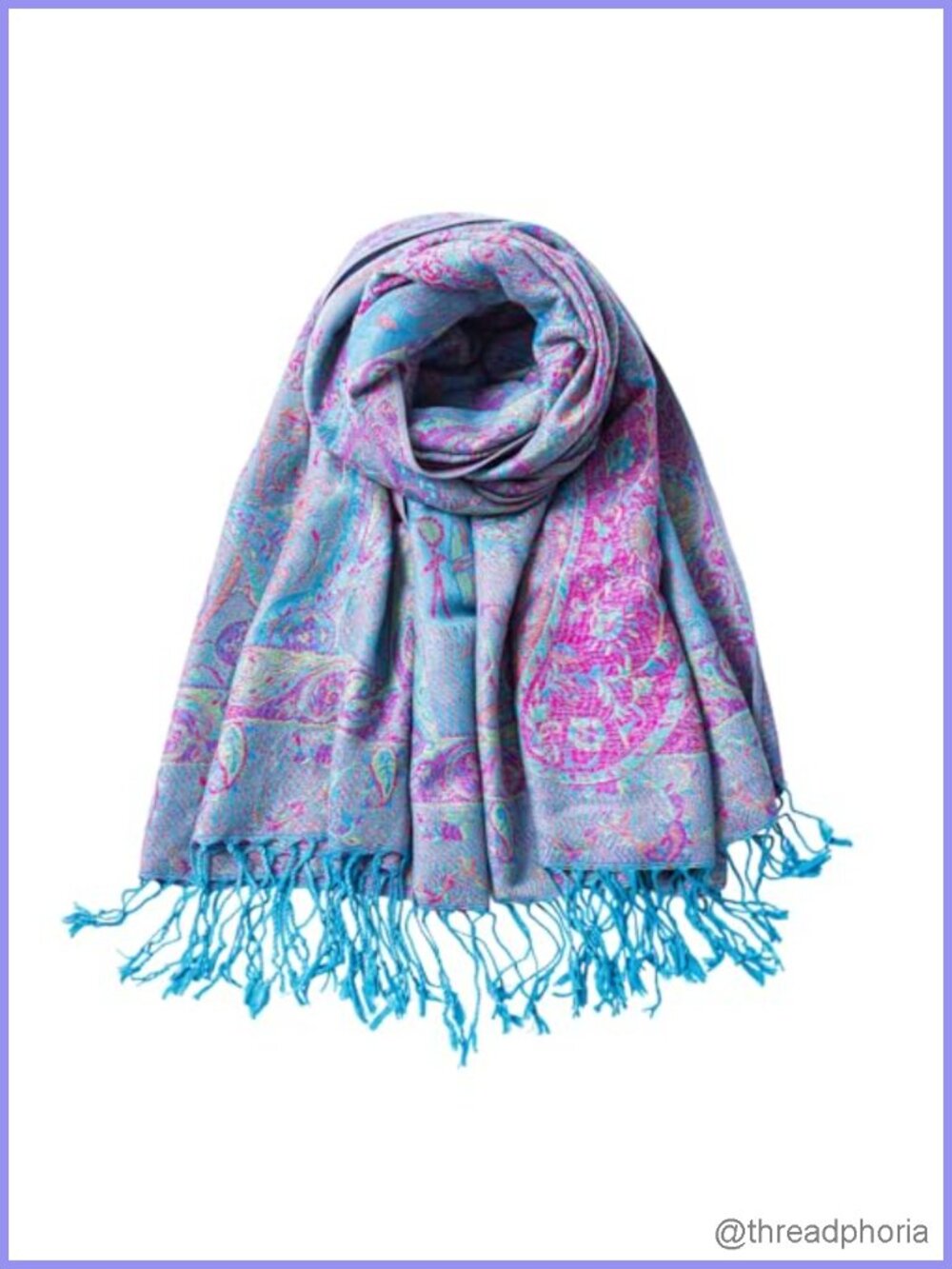 Pashmina Feel Reversible Rave Scarf Wrap for Women Men Festivals Travel Unisex